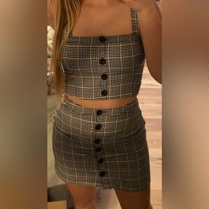 Plaid 2 Piece UO Set